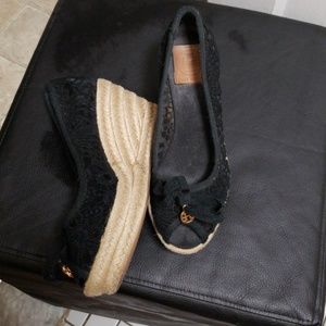 Jackie peep toe wedges